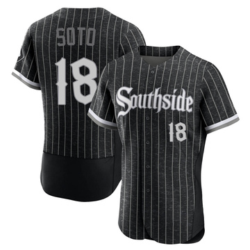 Geovany Soto Men's Authentic Chicago White Sox Black 2021 City Connect Jersey