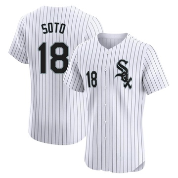 Geovany Soto Men's Elite Chicago White Sox White Home Jersey