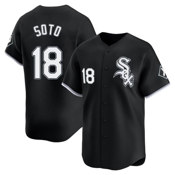 Geovany Soto Men's Limited Chicago White Sox Black Alternate Jersey