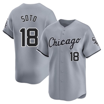 Geovany Soto Men's Limited Chicago White Sox Gray Road Jersey