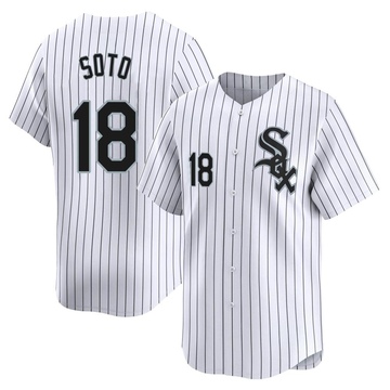 Geovany Soto Men's Limited Chicago White Sox White Home Jersey