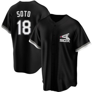 Geovany Soto Men's Replica Chicago White Sox Black Spring Training Jersey