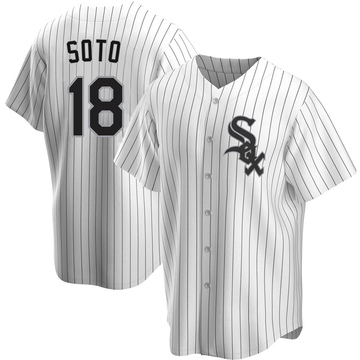 Geovany Soto Men's Replica Chicago White Sox White Home Jersey