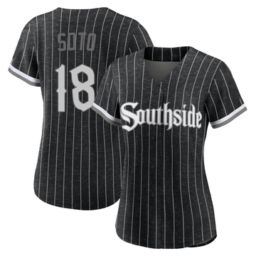 Geovany Soto Women's Authentic Chicago White Sox Black 2021 City Connect Jersey