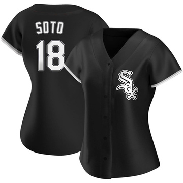 Geovany Soto Women's Authentic Chicago White Sox Black Alternate Jersey