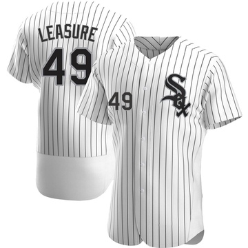 Jordan Leasure Men's Authentic Chicago White Sox White Home Jersey