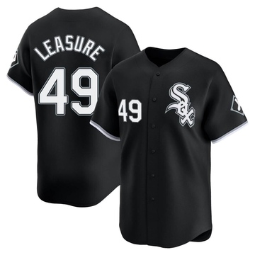 Jordan Leasure Men's Limited Chicago White Sox Black Alternate Jersey