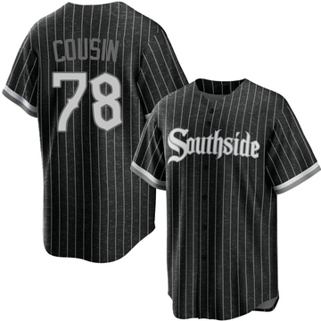 Josimar Cousin Men's Replica Chicago White Sox Black 2021 City Connect Jersey