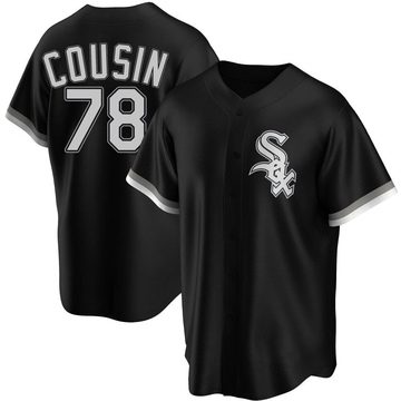 Josimar Cousin Men's Replica Chicago White Sox Black Alternate Jersey