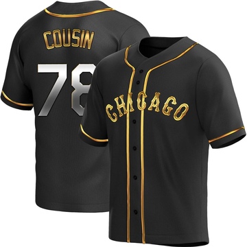 Josimar Cousin Men's Replica Chicago White Sox Black Golden Alternate Jersey