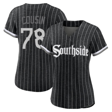 Josimar Cousin Women's Authentic Chicago White Sox Black 2021 City Connect Jersey