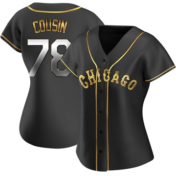 Josimar Cousin Women's Replica Chicago White Sox Black Golden Alternate Jersey