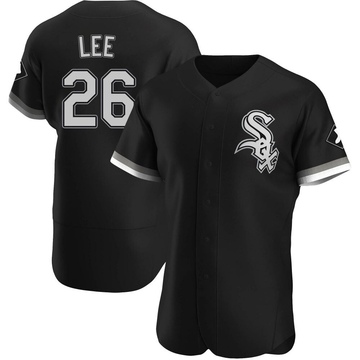 Korey Lee Men's Authentic Chicago White Sox Black Alternate Jersey