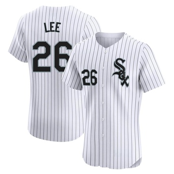 Korey Lee Men's Elite Chicago White Sox White Home Jersey