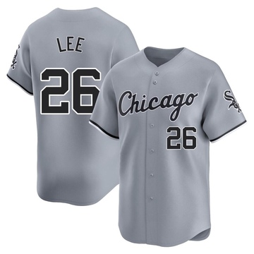 Korey Lee Men's Limited Chicago White Sox Gray Road Jersey