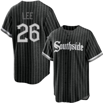 Korey Lee Men's Replica Chicago White Sox Black 2021 City Connect Jersey