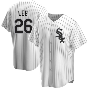 Korey Lee Men's Replica Chicago White Sox White Home Jersey