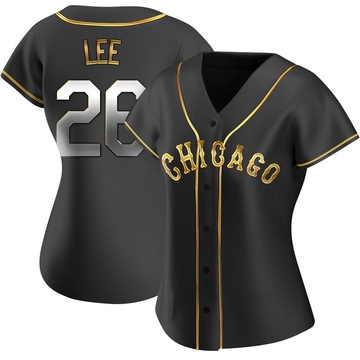 Korey Lee Women's Replica Chicago White Sox Black Golden Alternate Jersey